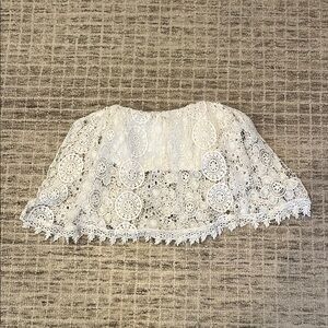 Pretty White Lace Bralette Top